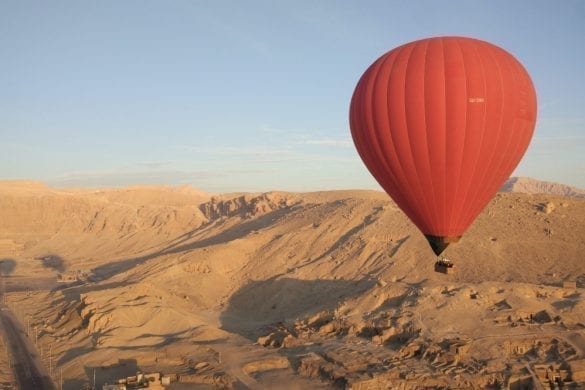Hot Air Balloon in the Valley of the Kings