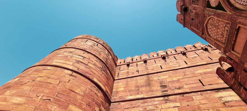 Wall of Agra Fort