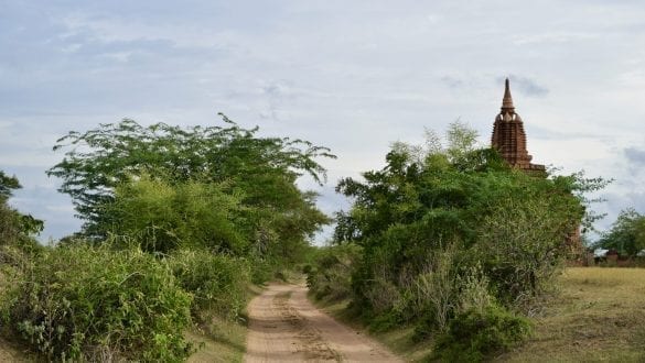 Dirt road in Bagan