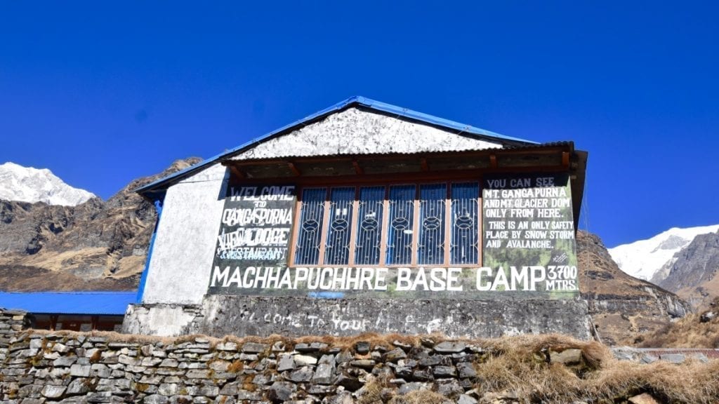 Gangapurna lodge in Macchapucchre Base Camp