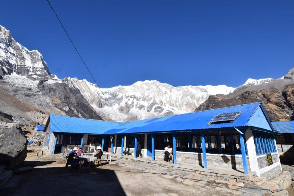 A Hotel in Macchapucchre Base Camp