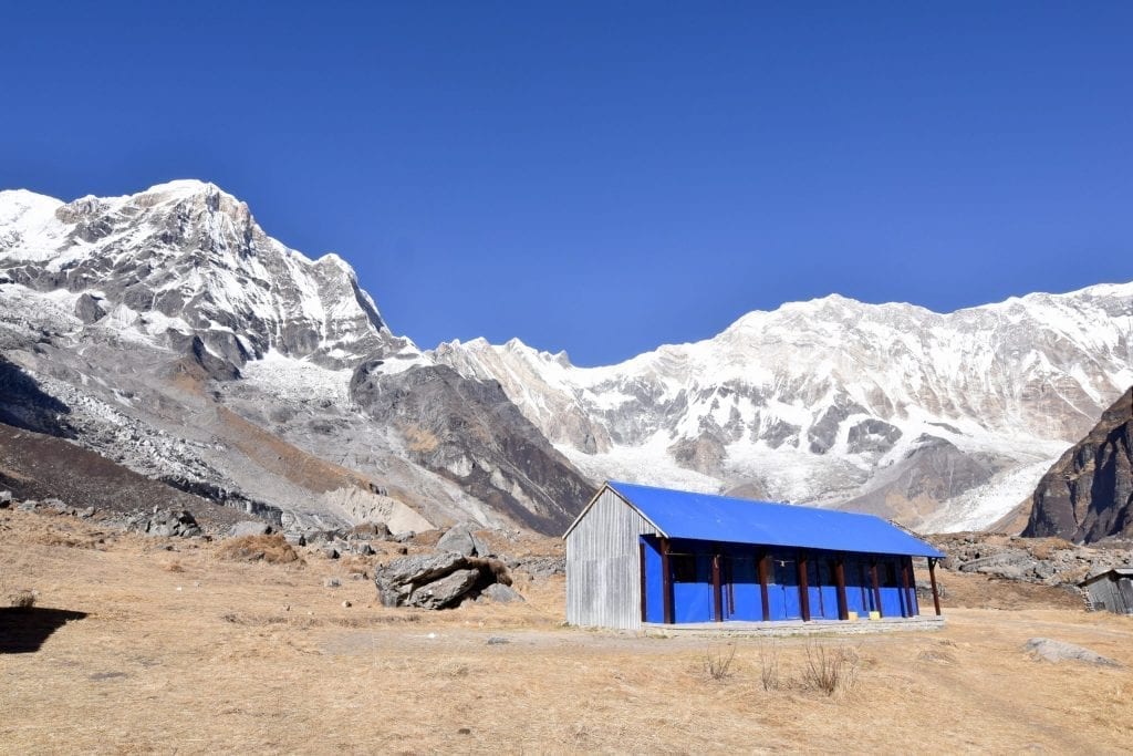 A pretty house in Annapurna Base Camp