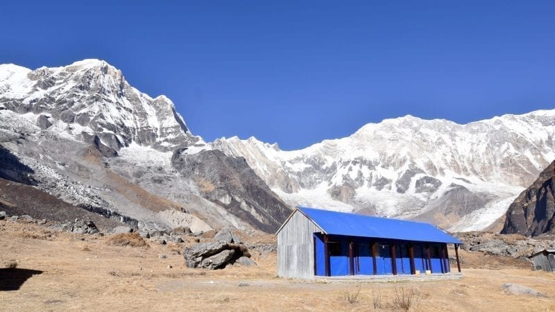 A pretty house in Annapurna Base Camp