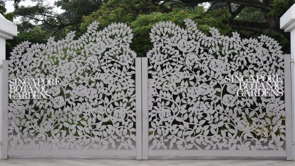Entry Gate of Singapore Botanic Gardens