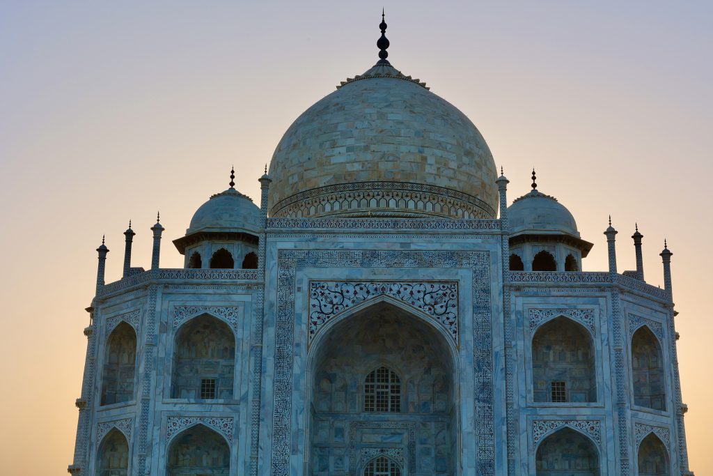 Closer look of the Taj Mahal without Minaret