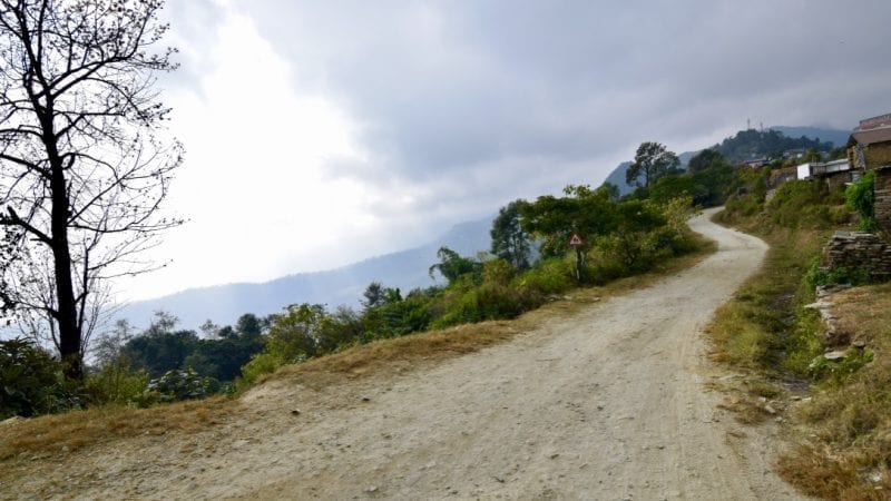 Village road in Nepal