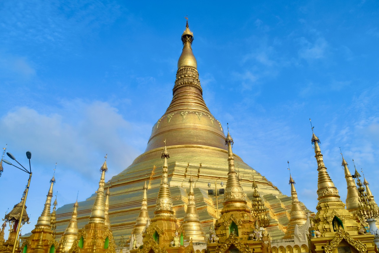 Shwedagon Pagoda in Myanmar