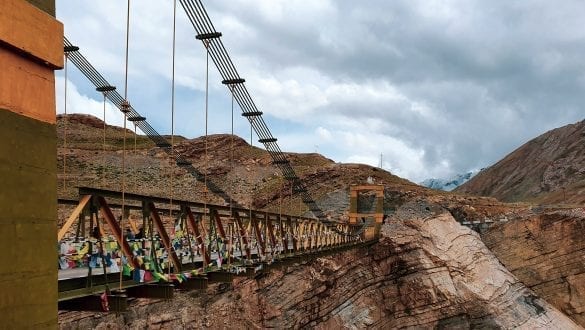 Highest bridge in the Asia is Chicham bridge in Spiti Valley