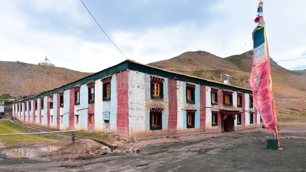 Tangyud Gompa in Komic in Spiti Valley