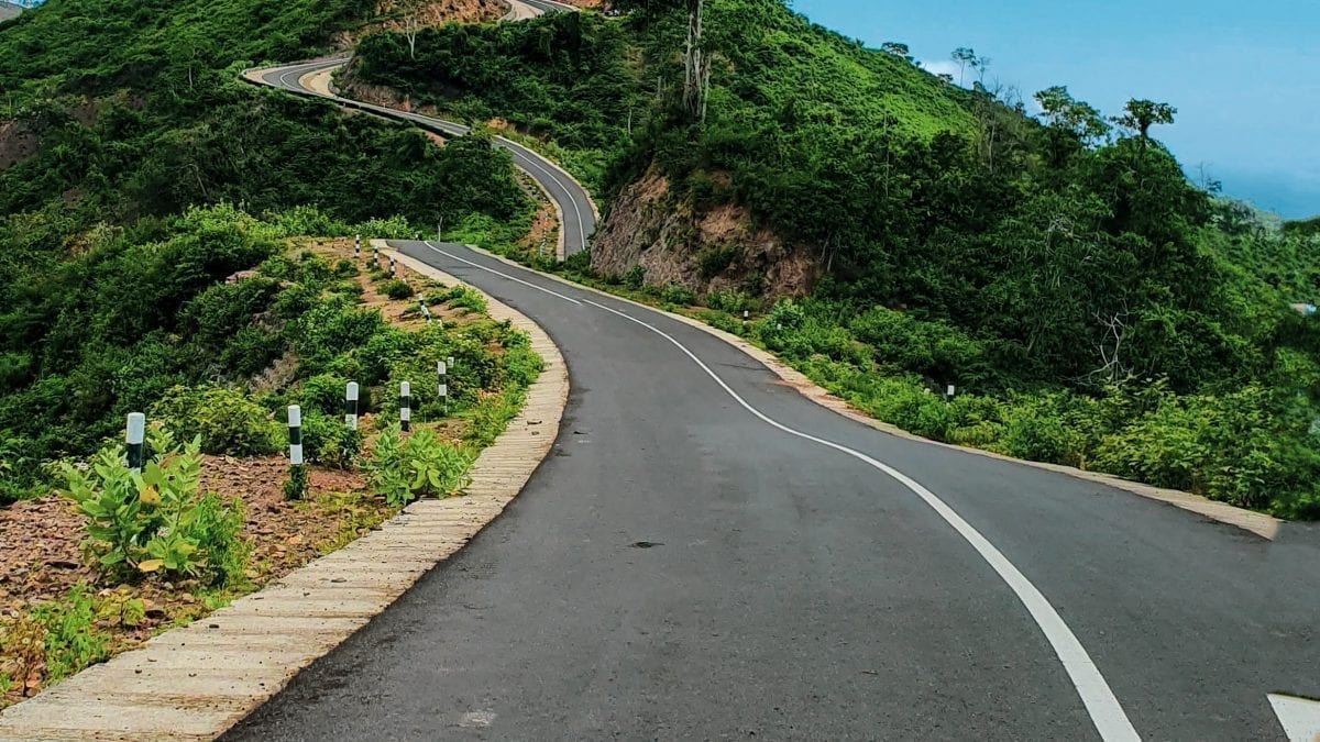 Curvy Road in Sekotong Lombok