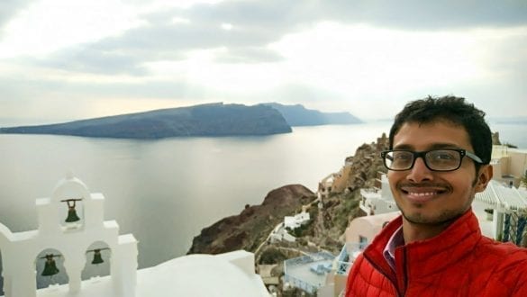 Fuad in Santorini