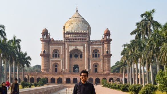 Fuad in Humayun's Tomb