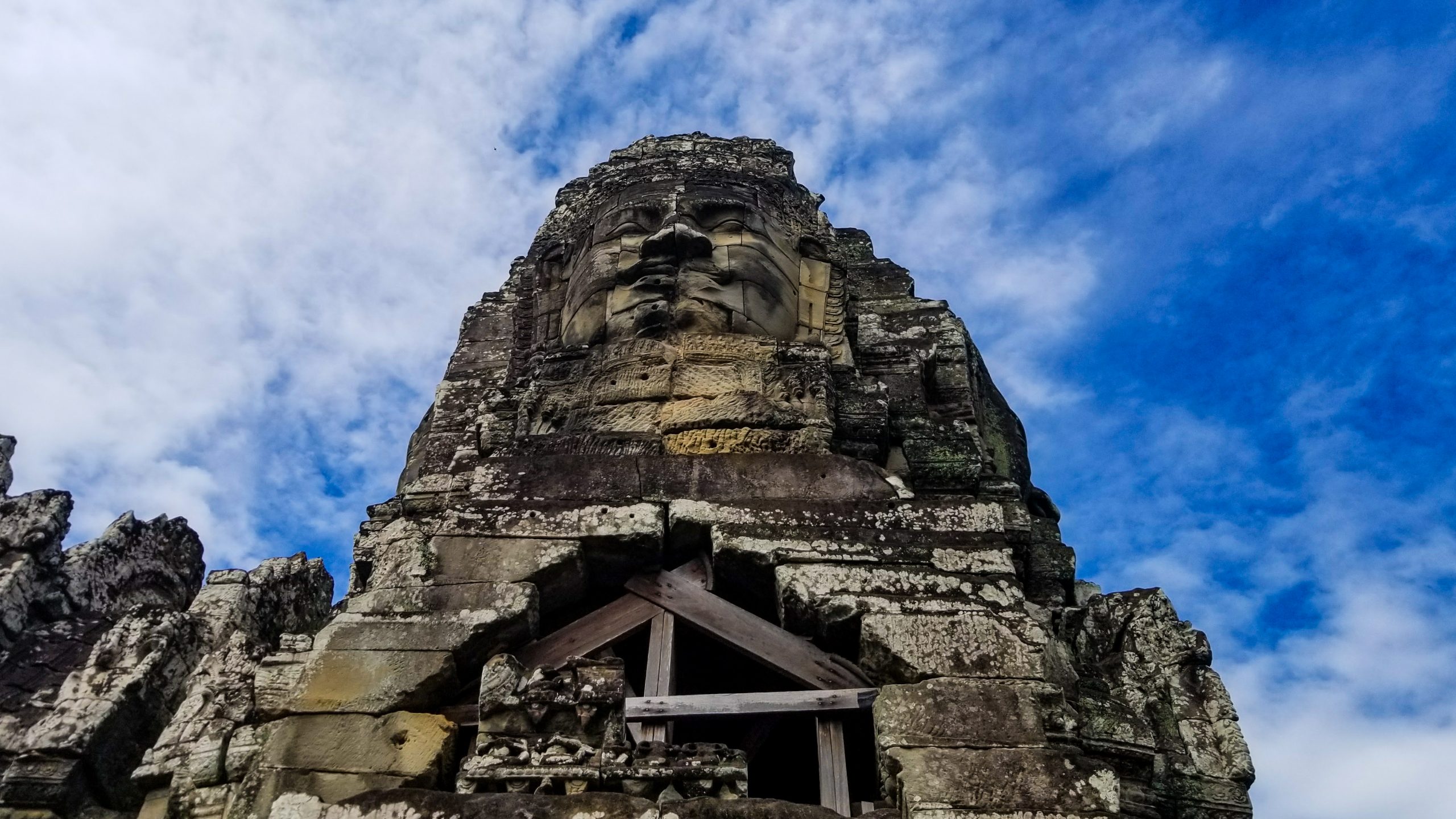 Big Sculpture in Bayon Temple