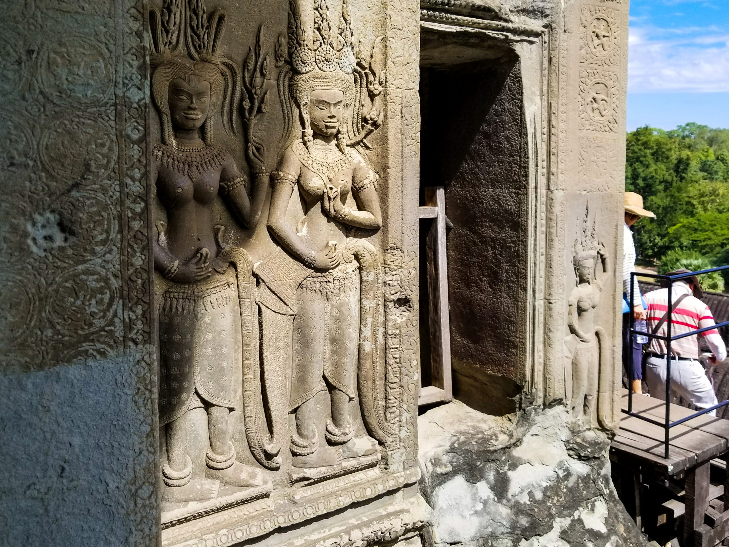 Sculpture on Angkor Wat Wall