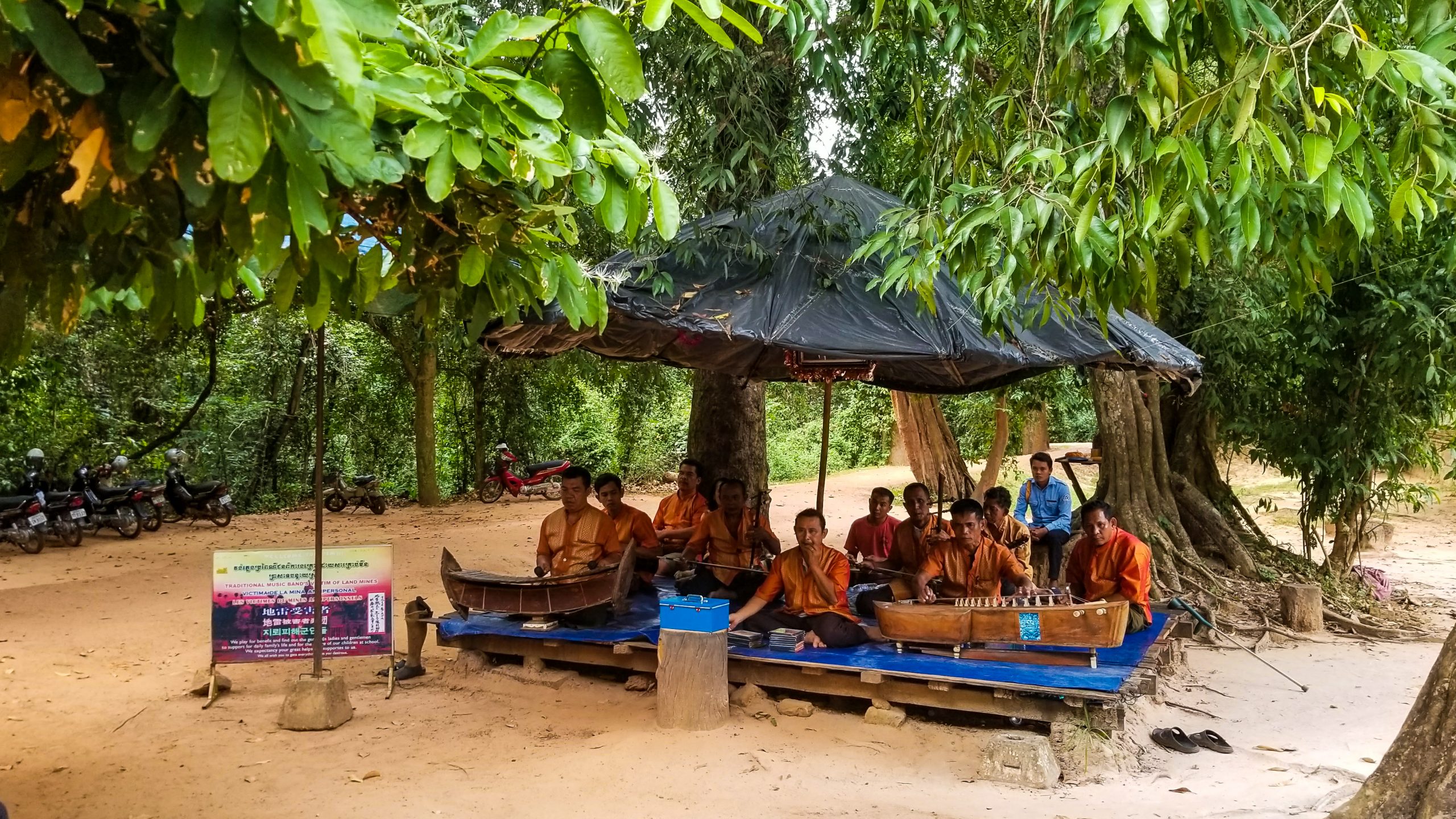 Traditional Music Playing In Cambodia