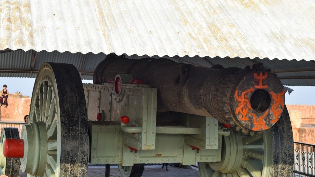 Jaivana Cannon inside Jaigarh Fort