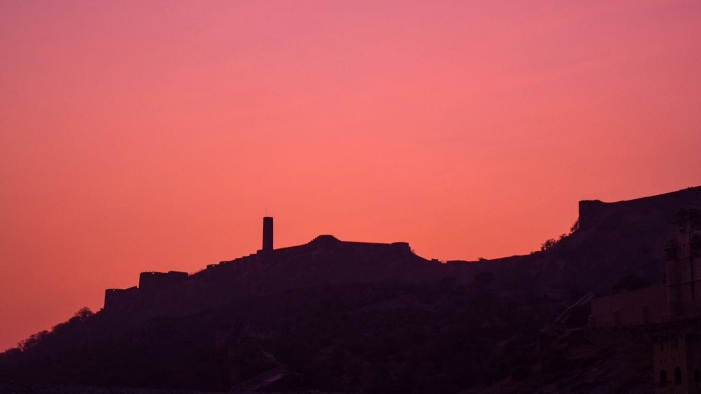 Sunset in Amber Fort