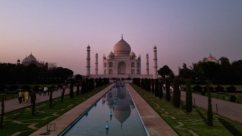 Reflection of the Taj on Water