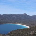 Wineglass Bay viewed from the lookout, Freycinet National Park, Tasmania