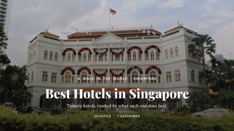 best hotels in singapore