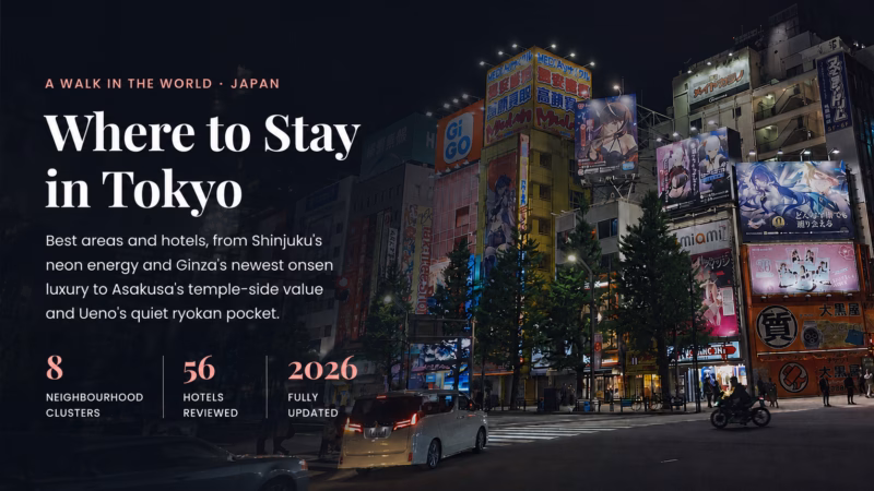 Where to stay in Tokyo? There are so many options to chose from!